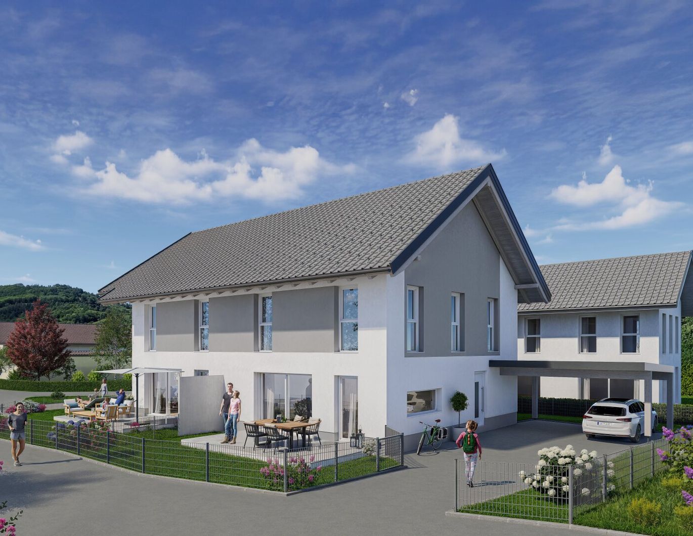 Moderne Doppelhaushälfte am Wolfgangsee