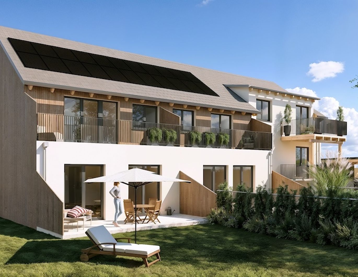 Bestandsrevitalisierung, die den Charme alter Wände bewahrt und Nachhaltigkeit schafft.