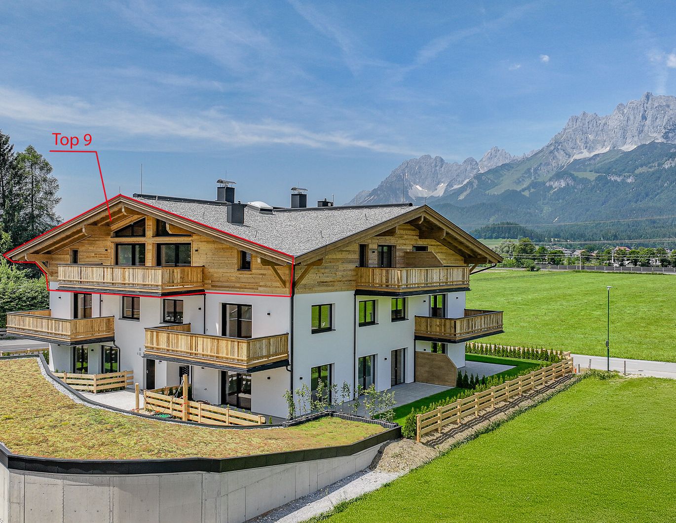 Exklusives Neubau-Penthouse mit Kaiserblick