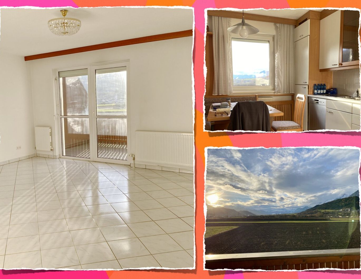 Wohnen in Wattens - 3 Zimmer+Küche, Balkon + 2 TG-Stellplätze