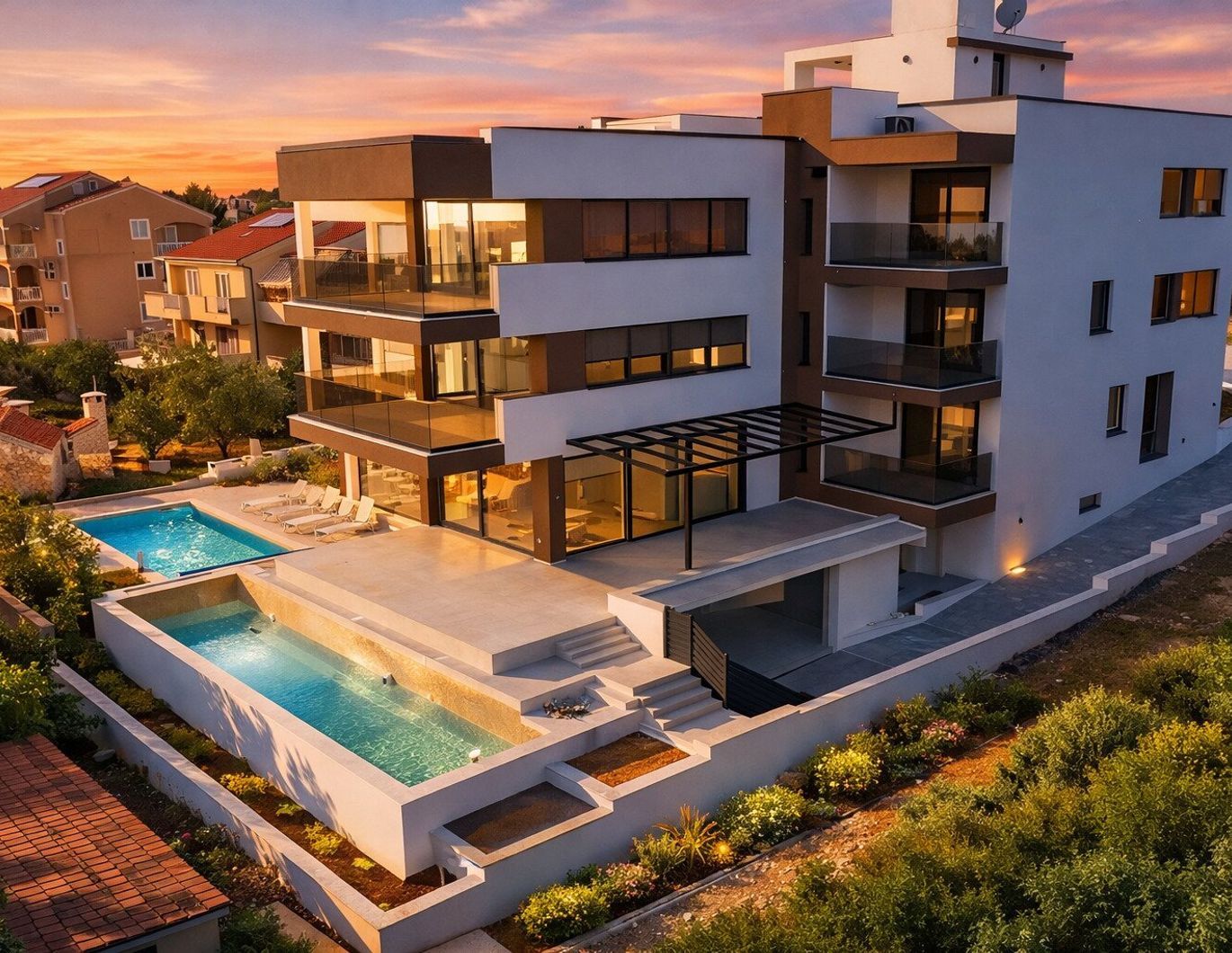 ZADAR Region - Zeitlose Eleganz: Neubauwohnung mit Meerblick und Sonnenbalkon (S2)