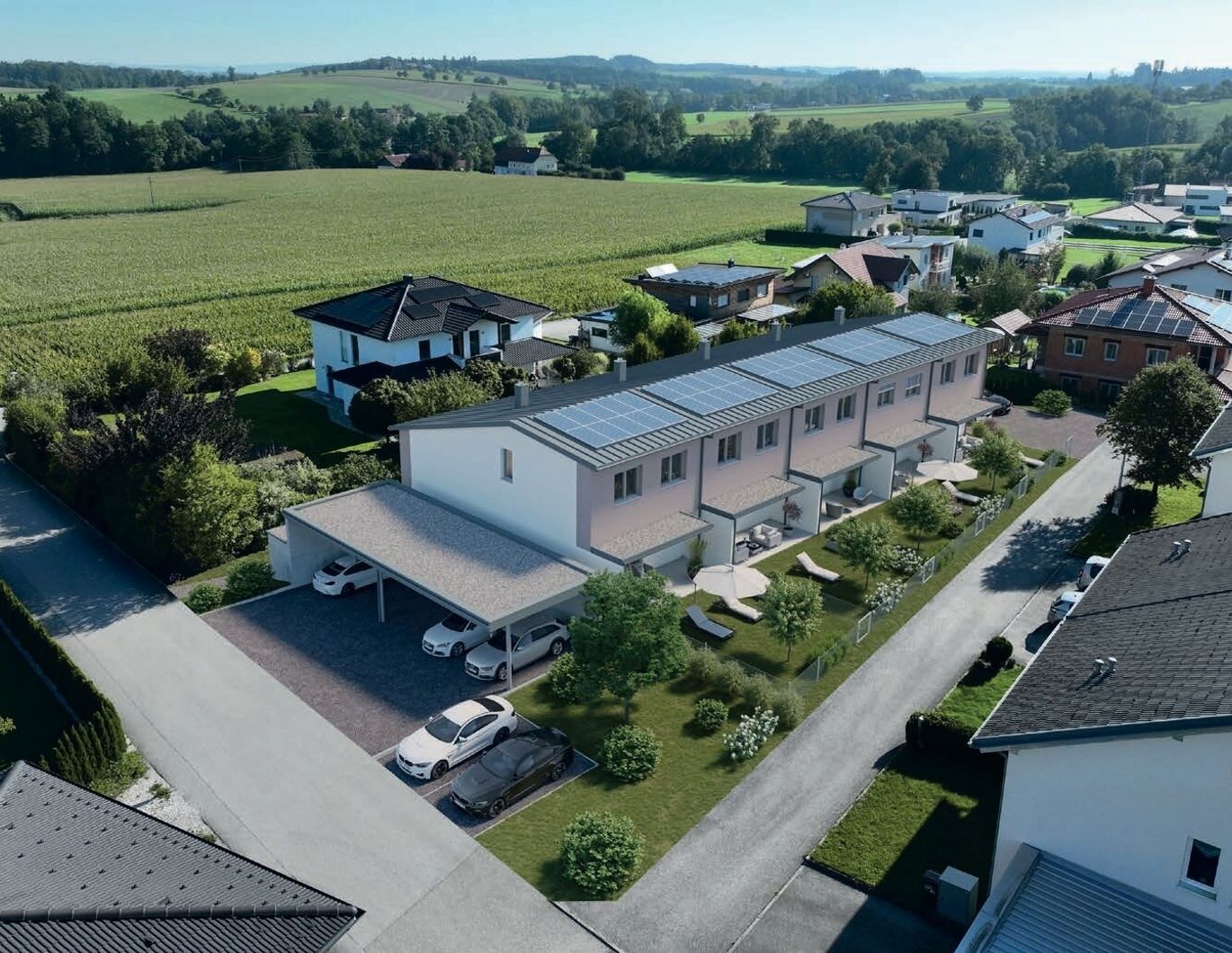 Modernes Reiheneckhaus in Wendling - Mit Top - Finanzierungsmöglichkeiten