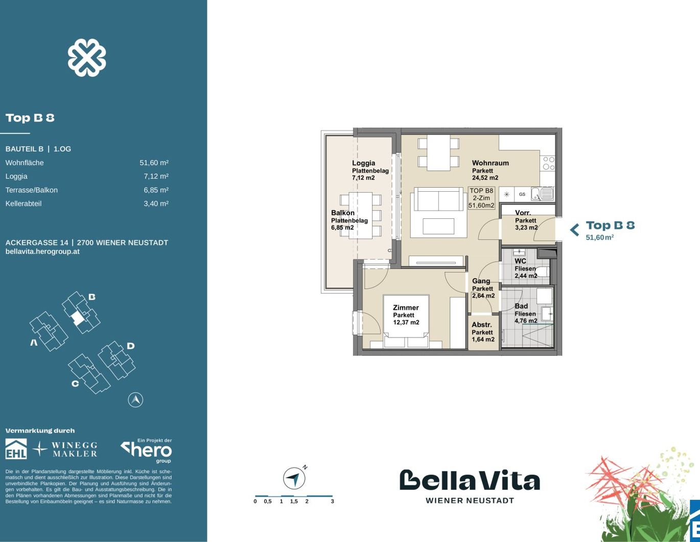 BELLA VITA - Sichern Sie sich den zweiten KFZ-Stellplatz jetzt mit 50 % Preisvorteil.