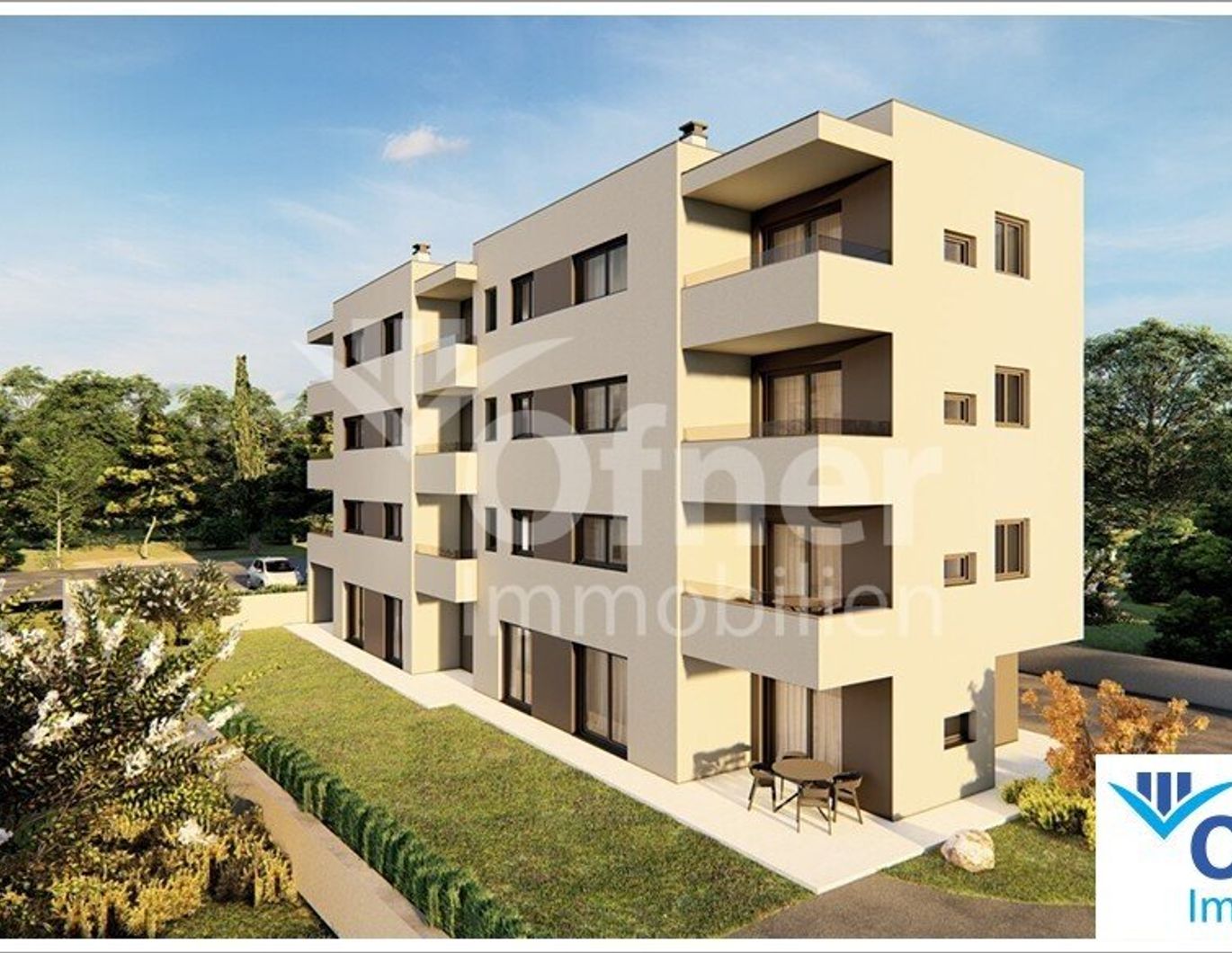 Istrien / Poreč: Erstbezug-Wohnung mit Garten