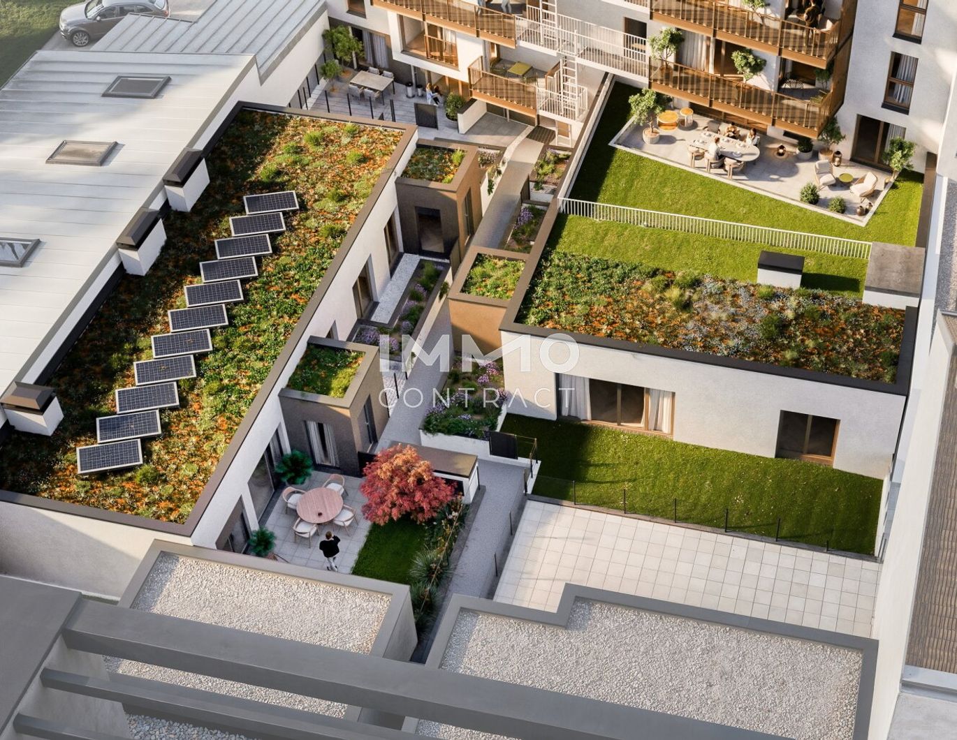 Exklusives Haus im Innenhof - 3 Zimmer mit Eigengarten - Erstbezug