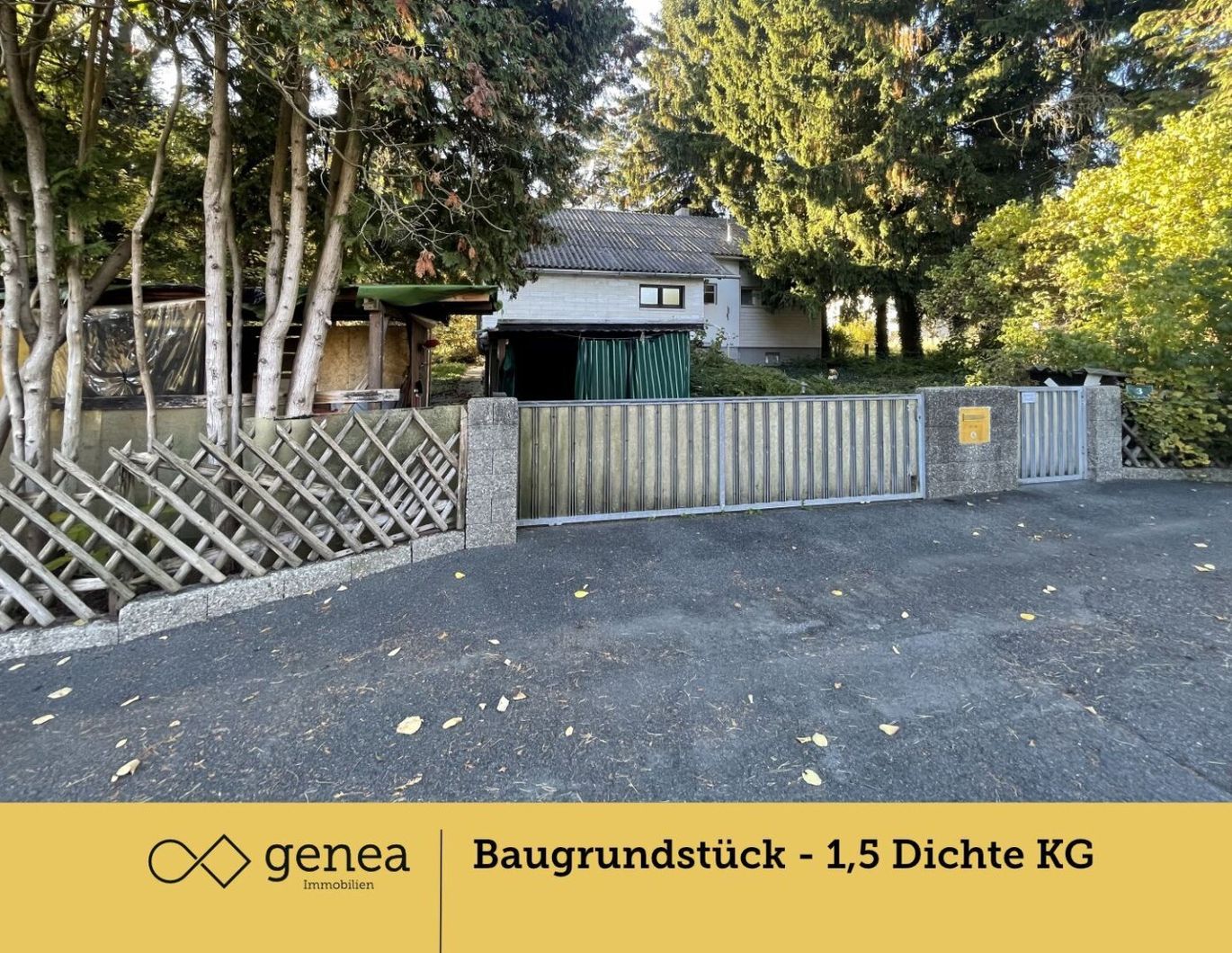 Hart bei Graz - Bauträgergrundstück mit einer Dichte von 1,5 im Kerngebiet - mit Altbestand