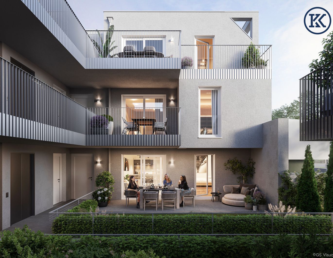 Penthouse-Eleganz pur: Exklusive DG-Einheit mit traumhafter Terrassenlandschaft