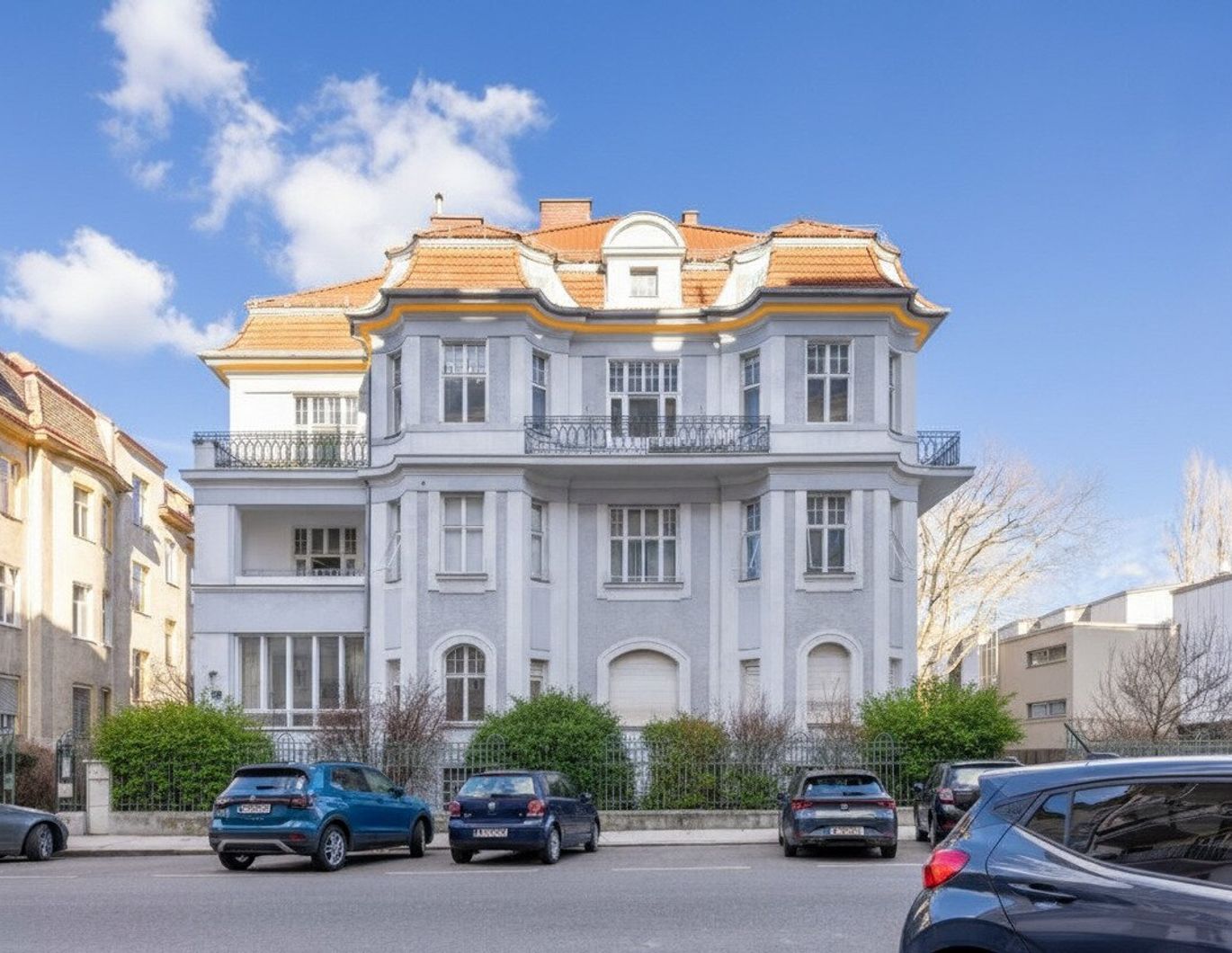 Pratercottage: Jugendstil-Juwel mit 3 Balkonen bei der Böcklinstraße