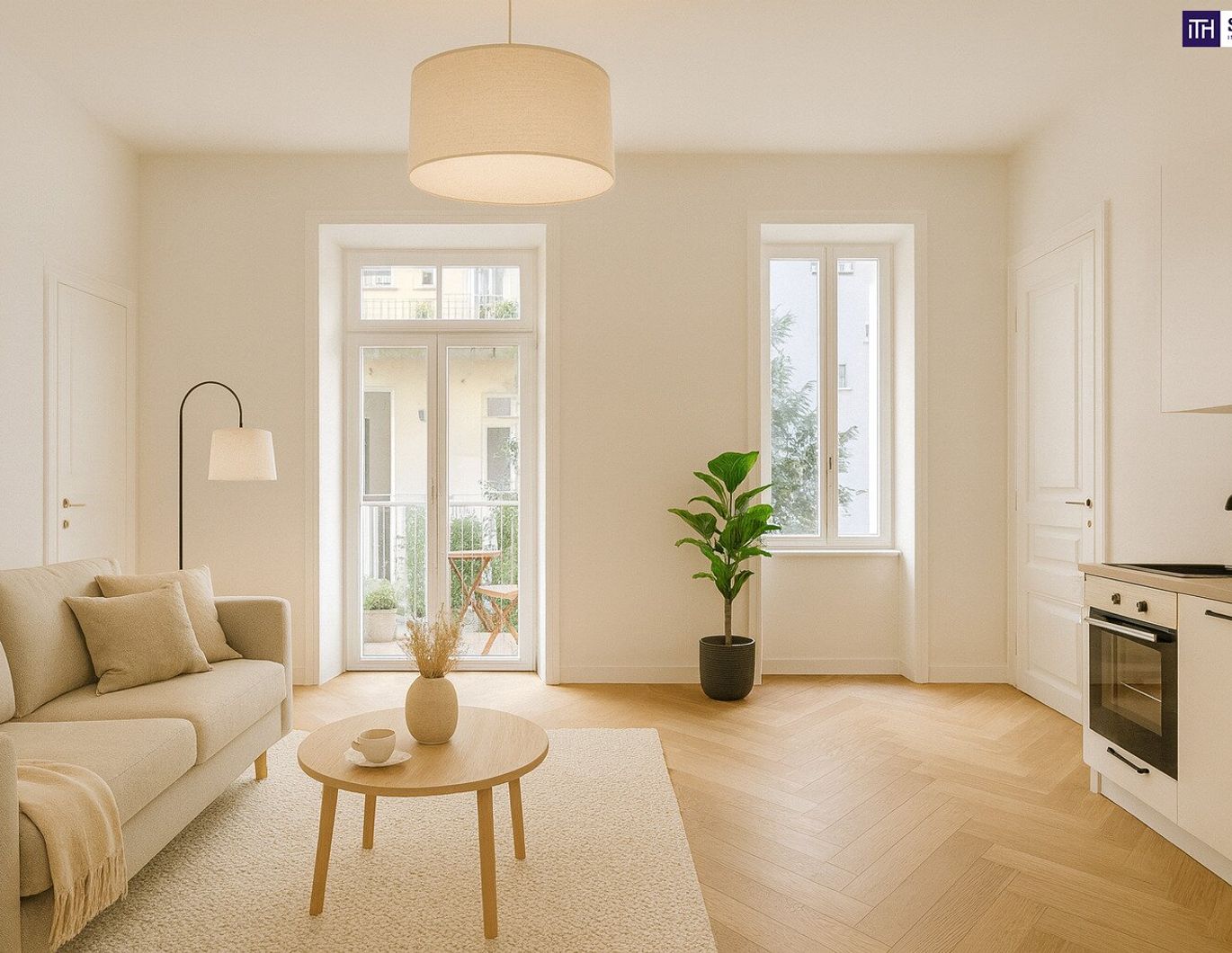 ++ TOP LAGE in unmittelbarer Nähe zum Augarten ++ hochwertig saniertes Altbaujuwel mit großzügigem Balkon + absolut ruhige Innenhoflage