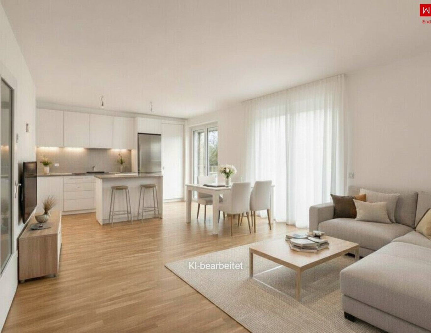 Nachhaltiges Wohnen am Mörikeweg dank effizientem Energiekonzept mit Deckentemperierung