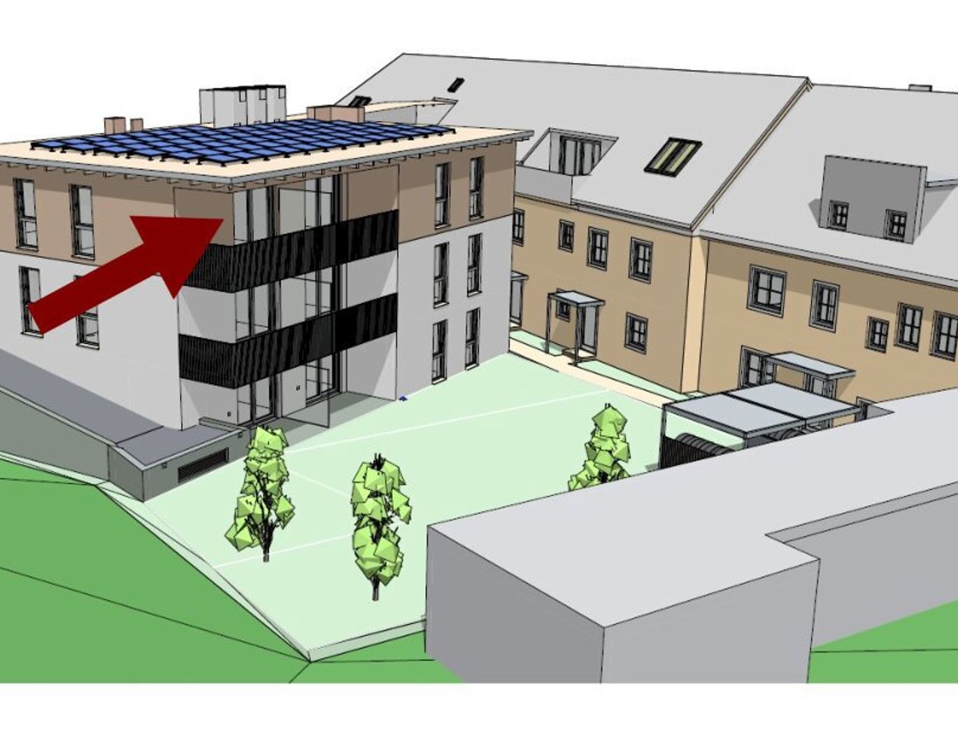 Neubauwohnung mit 52 m² in Oberweis zu mieten!