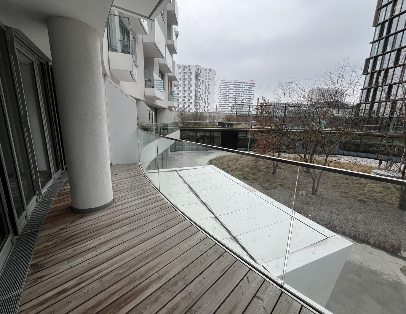 BelView Apartments: 2-Zimmer-Wohung mit großem Balkon im 1. Stock - zu mieten in 1100 Wien