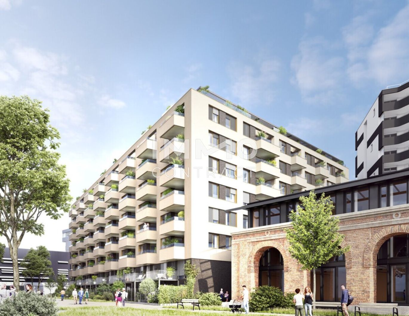 2 room retreat in prime location: Directly at the main train station: Commission-free + Completion in October