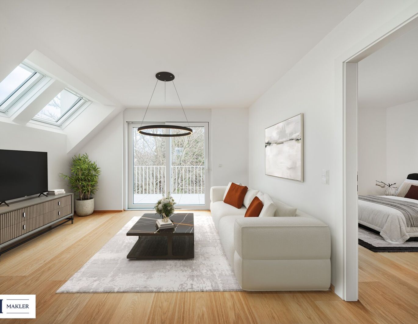 Riverside Living Alte Donau: Hochwertig ausgestatteter 2-Zimmer-Erstbezug mit Balkon - PROVISIONSFREI!