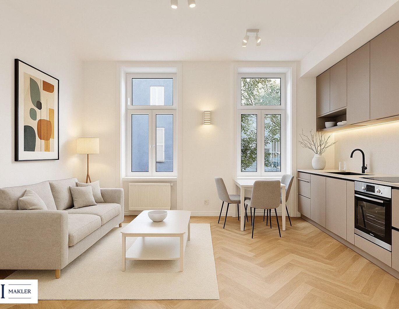 Modernes City-Apartment mit Altbauflair - sofort beziehbar!