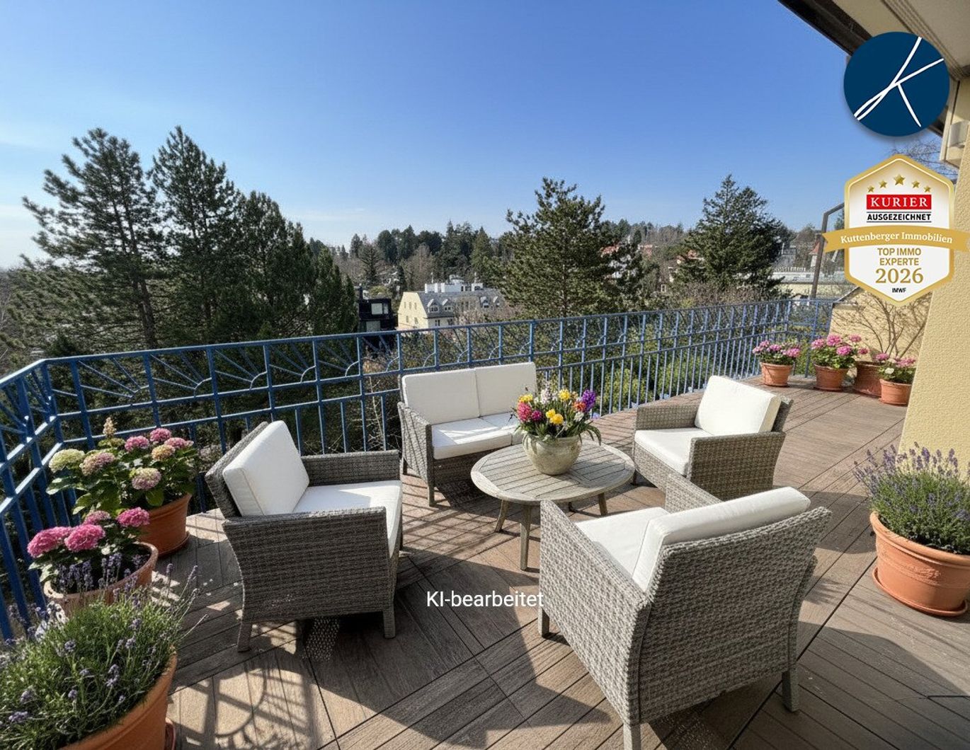 Exklusive Terrassenwohnung in begehrter Grinzinger Lage