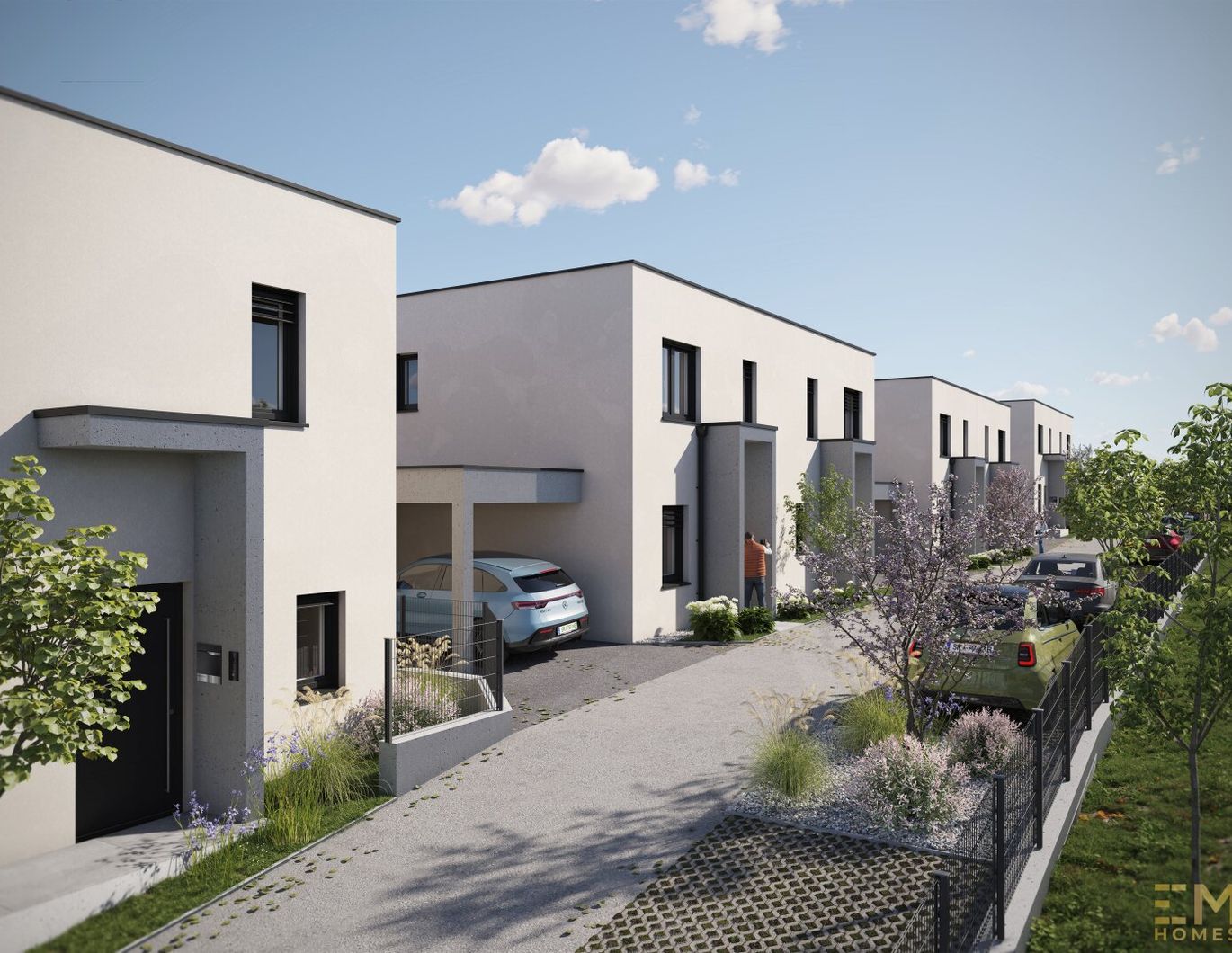 Top 6: Herbstaktion für die ersten 3 Käufer! Schlüsselfertige Doppelhaushälfte mit 5 Zimmern, Carport, Terrasse, Eigengarten!