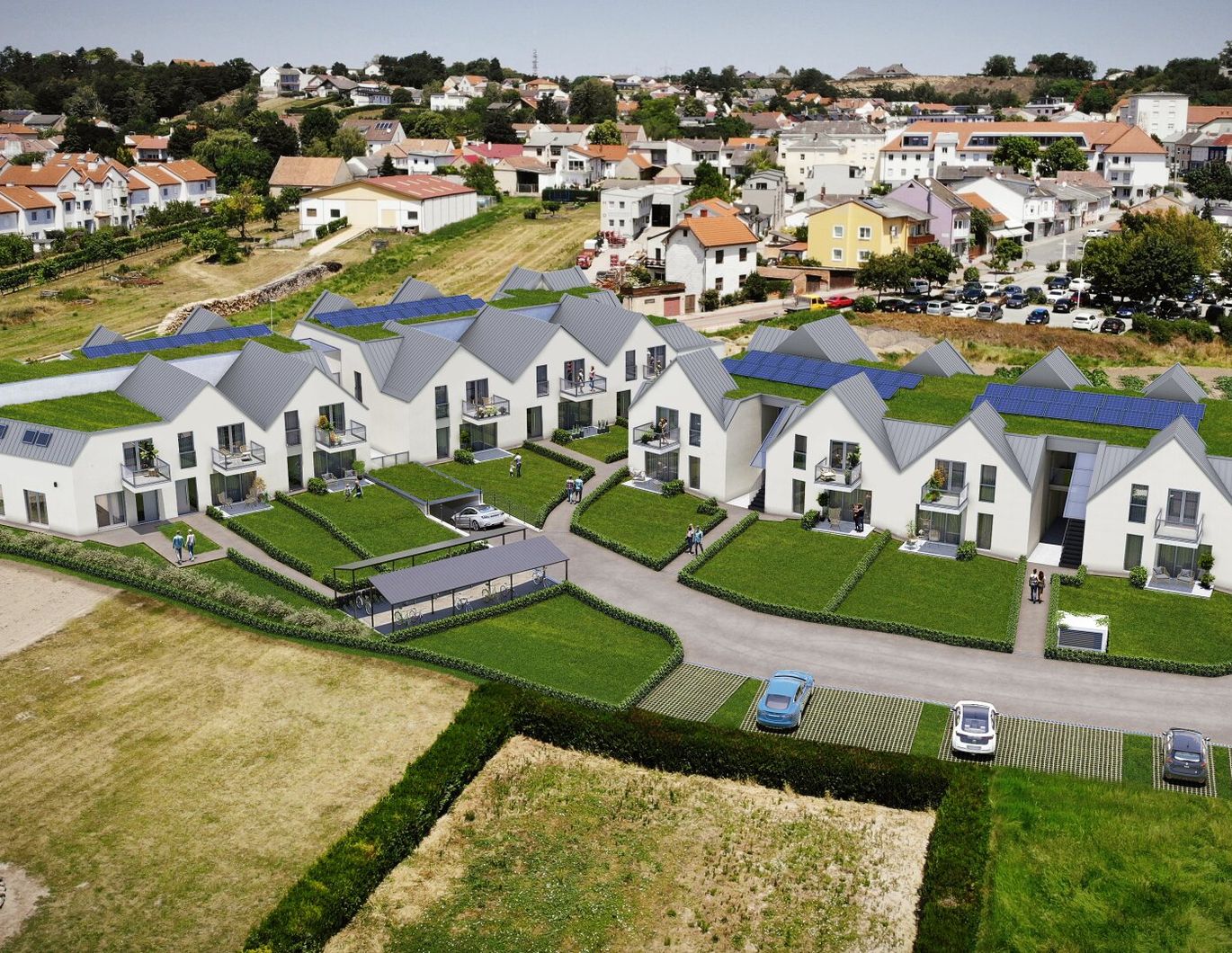Garten-Maisonettenwohnung in Neusiedl am See: Erstbezug in ruhiger, zentraler Lage