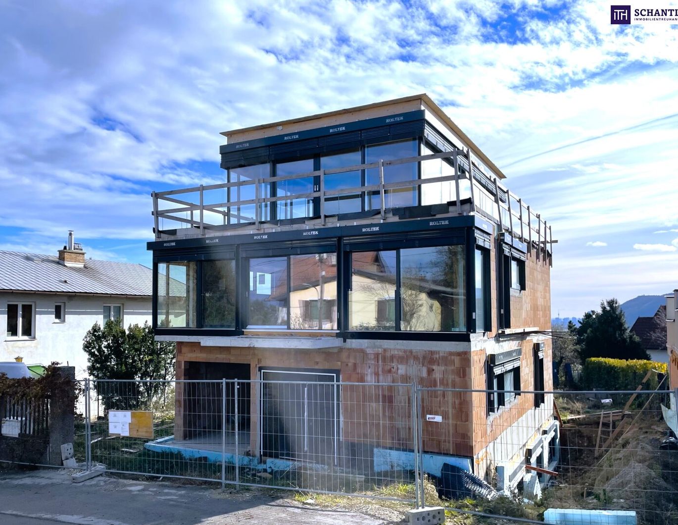 Wohnen am Südhang des Ölbergs! Exklusive Rohbau-Villa in Klosterneuburg, individuell nach Ihren Vorstellungen fertigstellen!