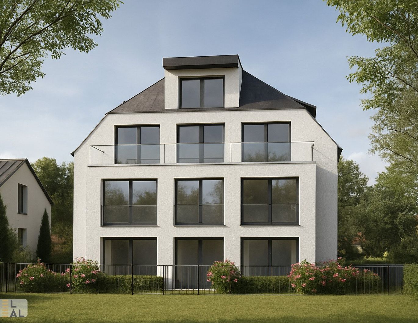 Außergewöhnliche DG-Wohnung mit 4 Terrassen und eigenem Liftzugang!