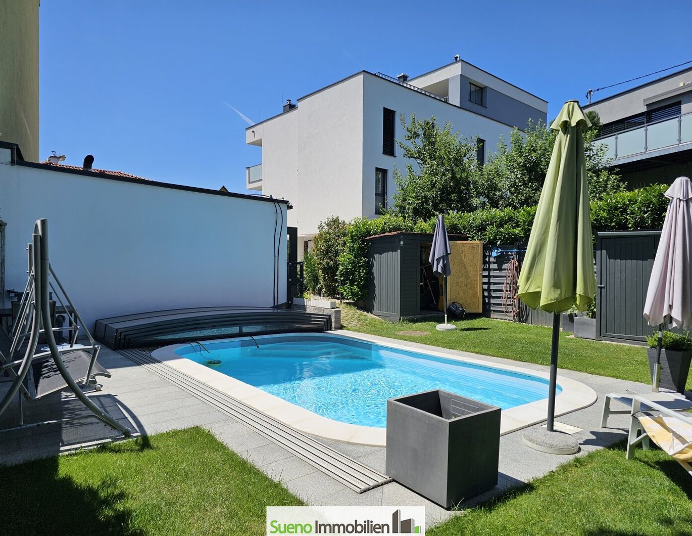 Premium Wohnung in Urfahr mit mega Balkon, Stellplatz, Gemeinschaftspool