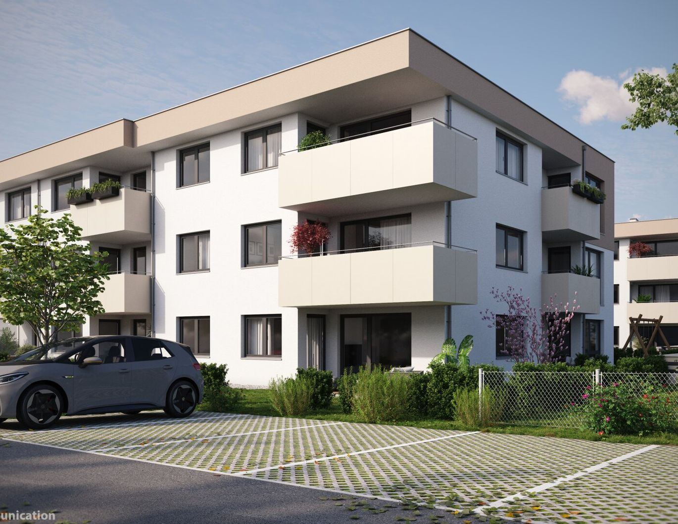 EIGENTUMSWOHNUNG IN BAD WIMSBACH - 4 ZIMMERWOHNUNG IM GRÜNEN - TOP 05 - ATTRAKTIVE FÖRDERMÖGLICHKEIT VOM LAND OÖ - 1,5 % FIXZINSSATZ