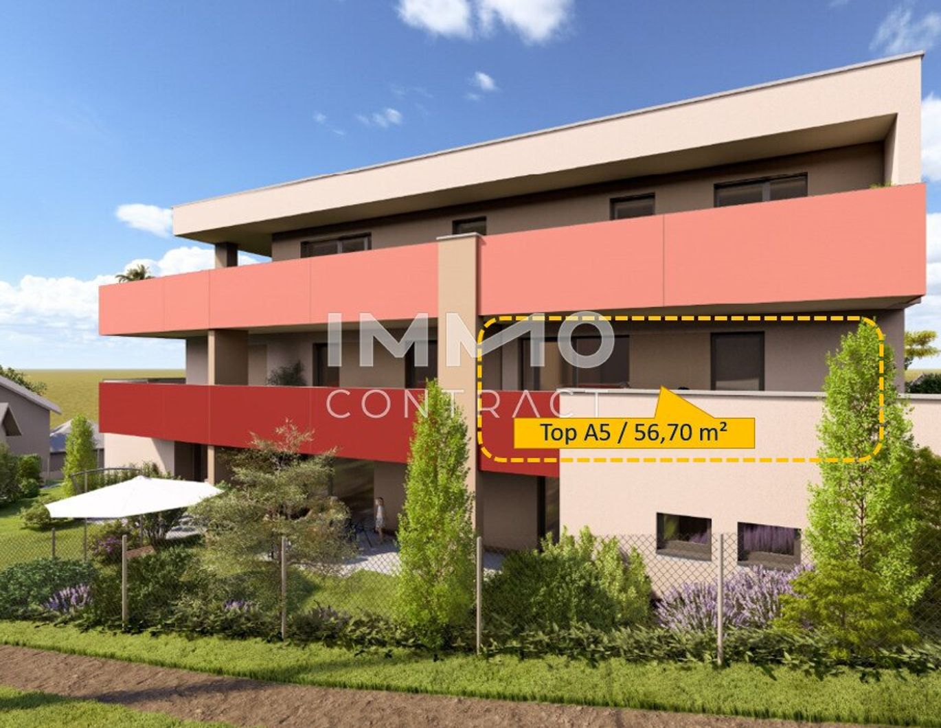 Ideale 2-Zi Gartenwohnung in den STADTTERRASSEN PEUERBACH - provisionsfrei! ** JETZT FRÜHKÄUFER-RABATT!**