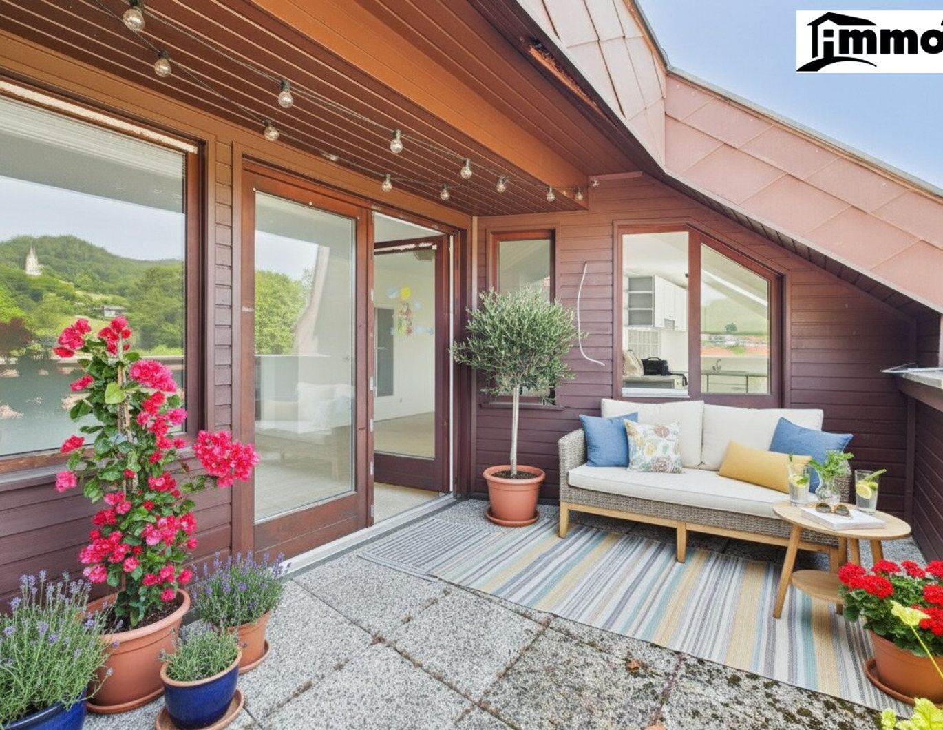 Über den Dächern von Reifnitz - Penthouse mit drei Dachterrassen und Seenähe