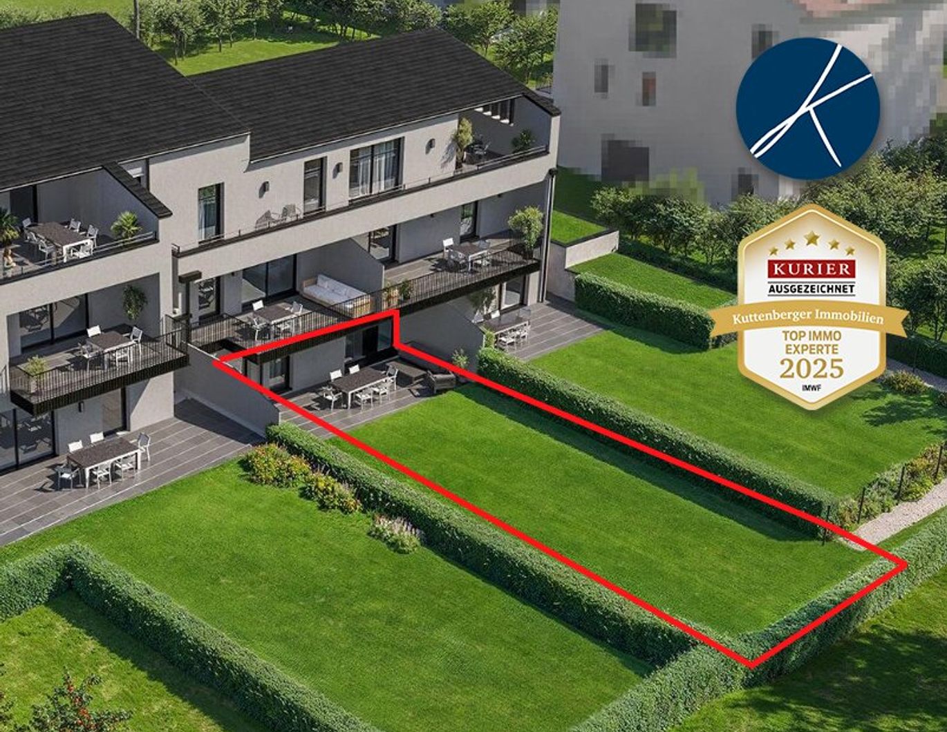Gartenwohnung mit 343m² Außenbereichen (Top 2) - Neubauprojekt am Kremser Steindl