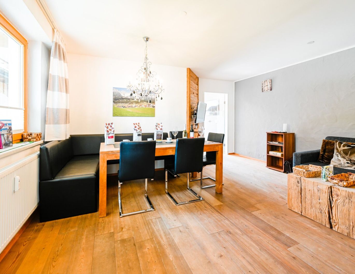 Sehr schöne 50 m² Gartenwohnung in unmittelbarer Nähe zur Bergbahn Ellmau und Bergdoktorhaus