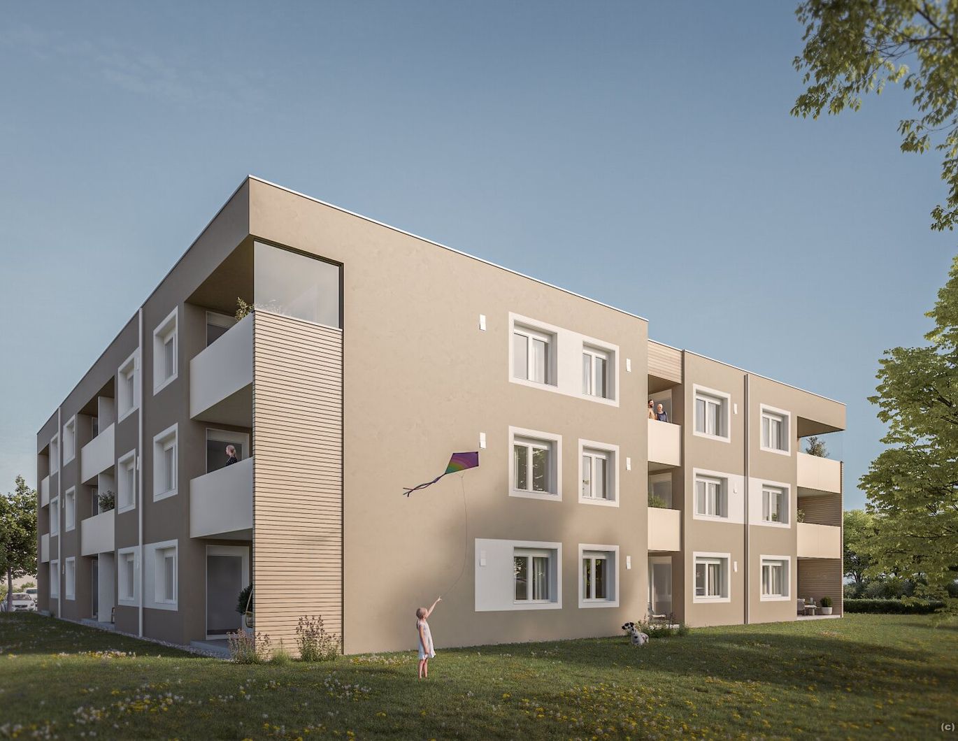 Neubau 2-Zimmer-Mietwohnung im 1. OG Top 12, Bezug Sommer 2026