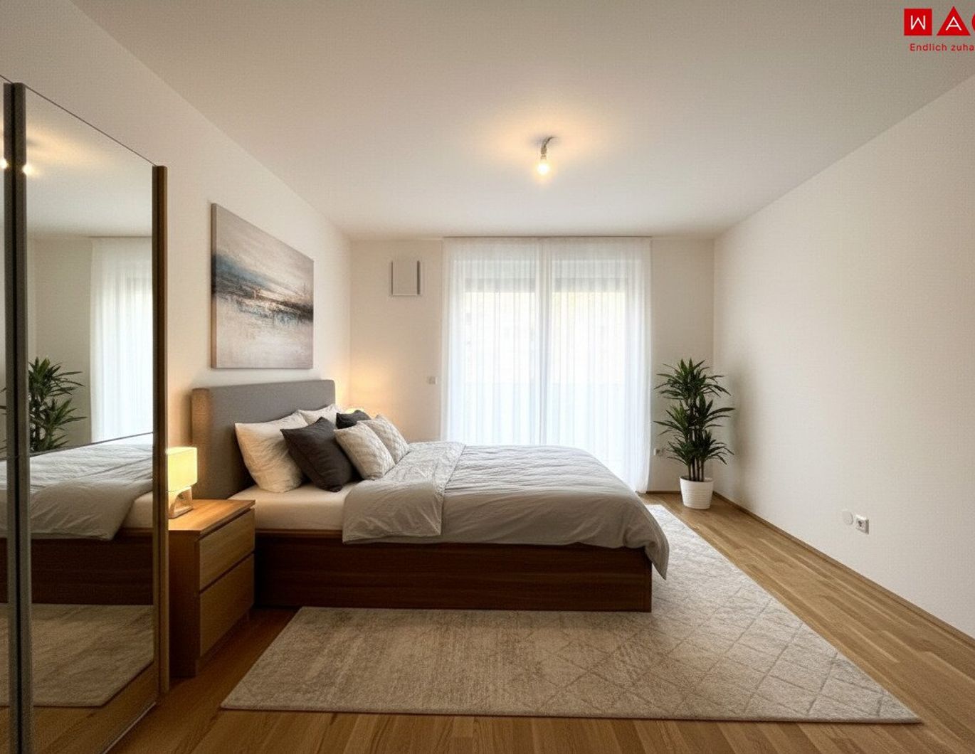 Mietwohnungen inkl. energiesparendem Klimasystem mit Wärmepumpenanlage, Deckenkühlung, Erdspeicher und Solaranlage am sicheren u. nachgefragten Bindermichl