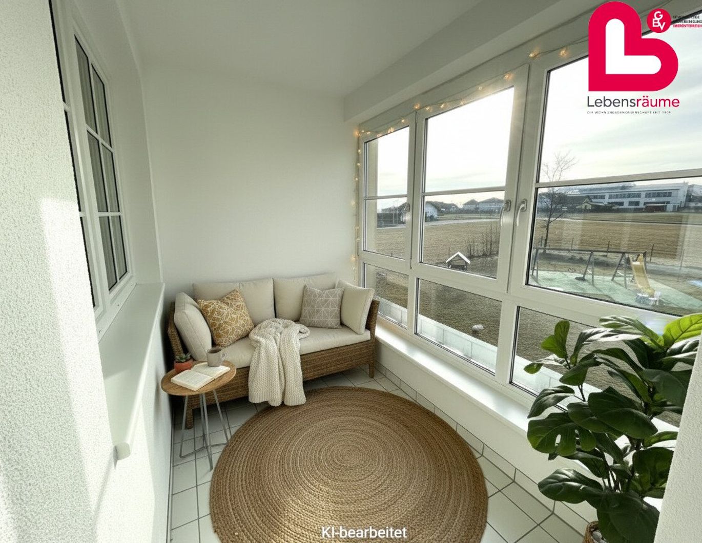 Sanierte 3-Zimmer Wohnung mit Parkplatz und Loggia