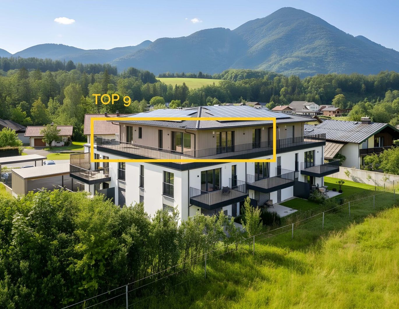 Großzügige 3-Zimmer-Dachgeschosswohnung mit XL-Dachterrasse