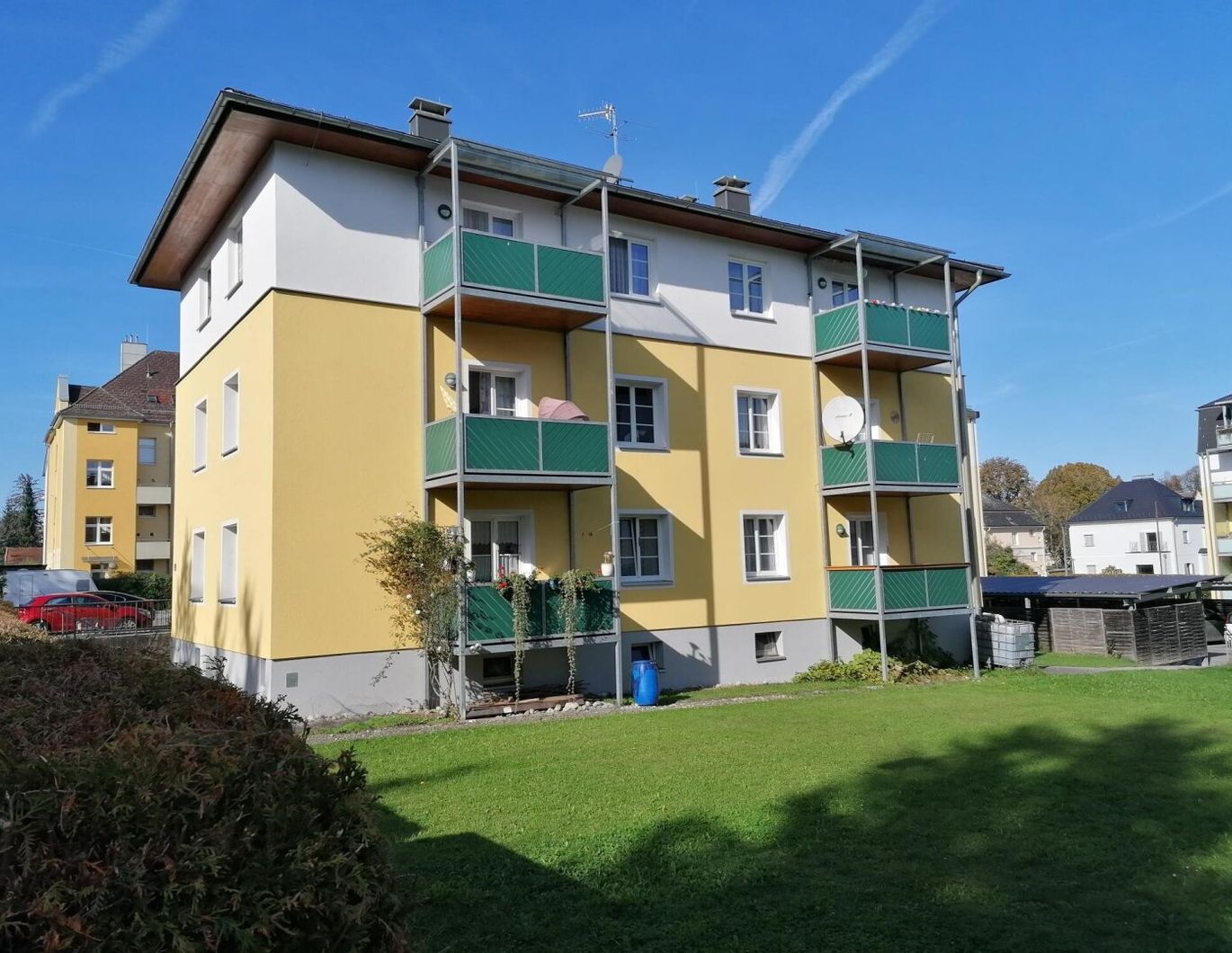 Bestens aufgeteilte 3-Zimmer-Wohnung mit Balkon, Garten und Carport in Ried im Innkreis - Eigennutzung oder Kapitalanlage