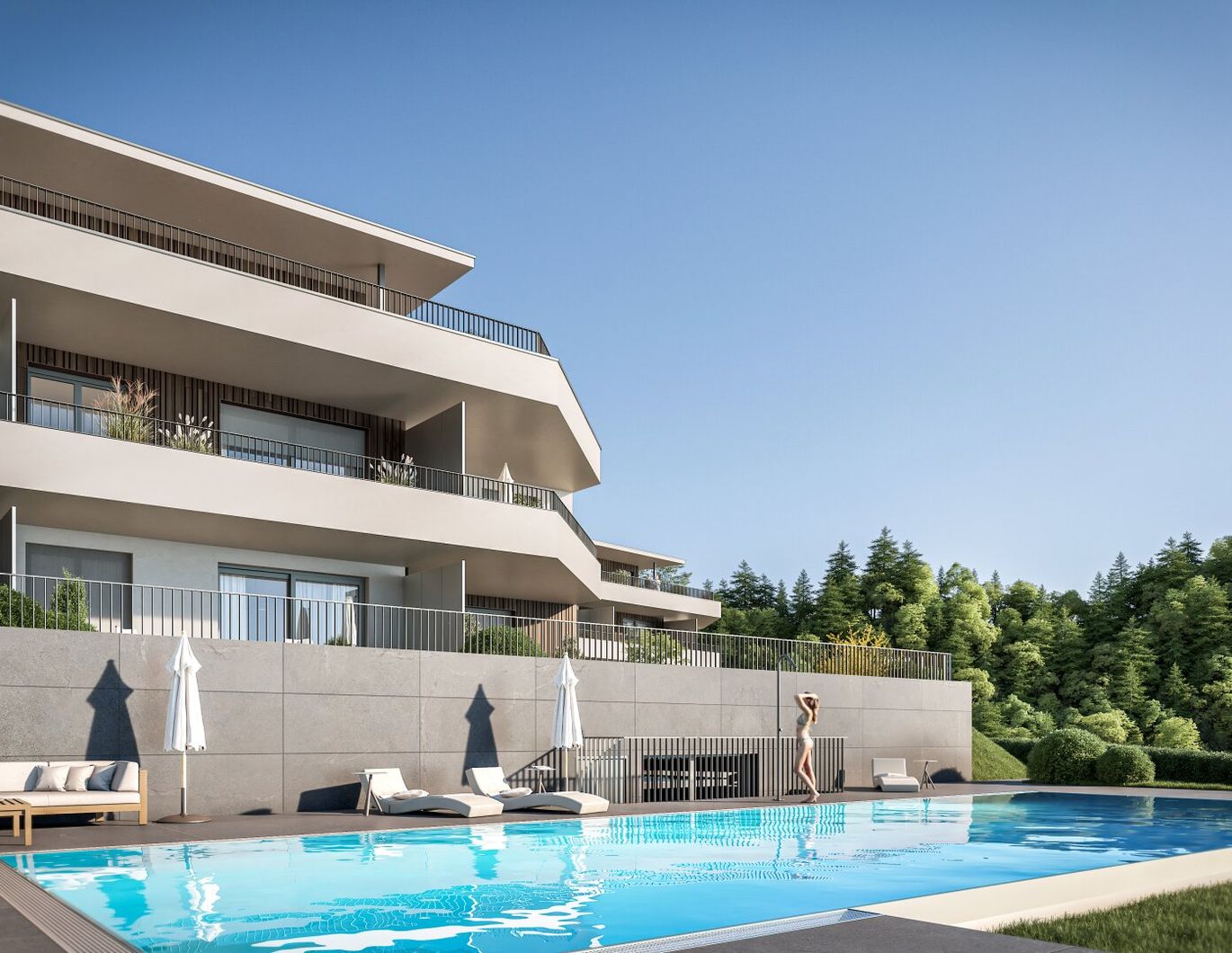 Seeblick und Infinity Pool - Leben, wo andere Urlaub machen - The Lakes in Pörtschach am Wörthersee
