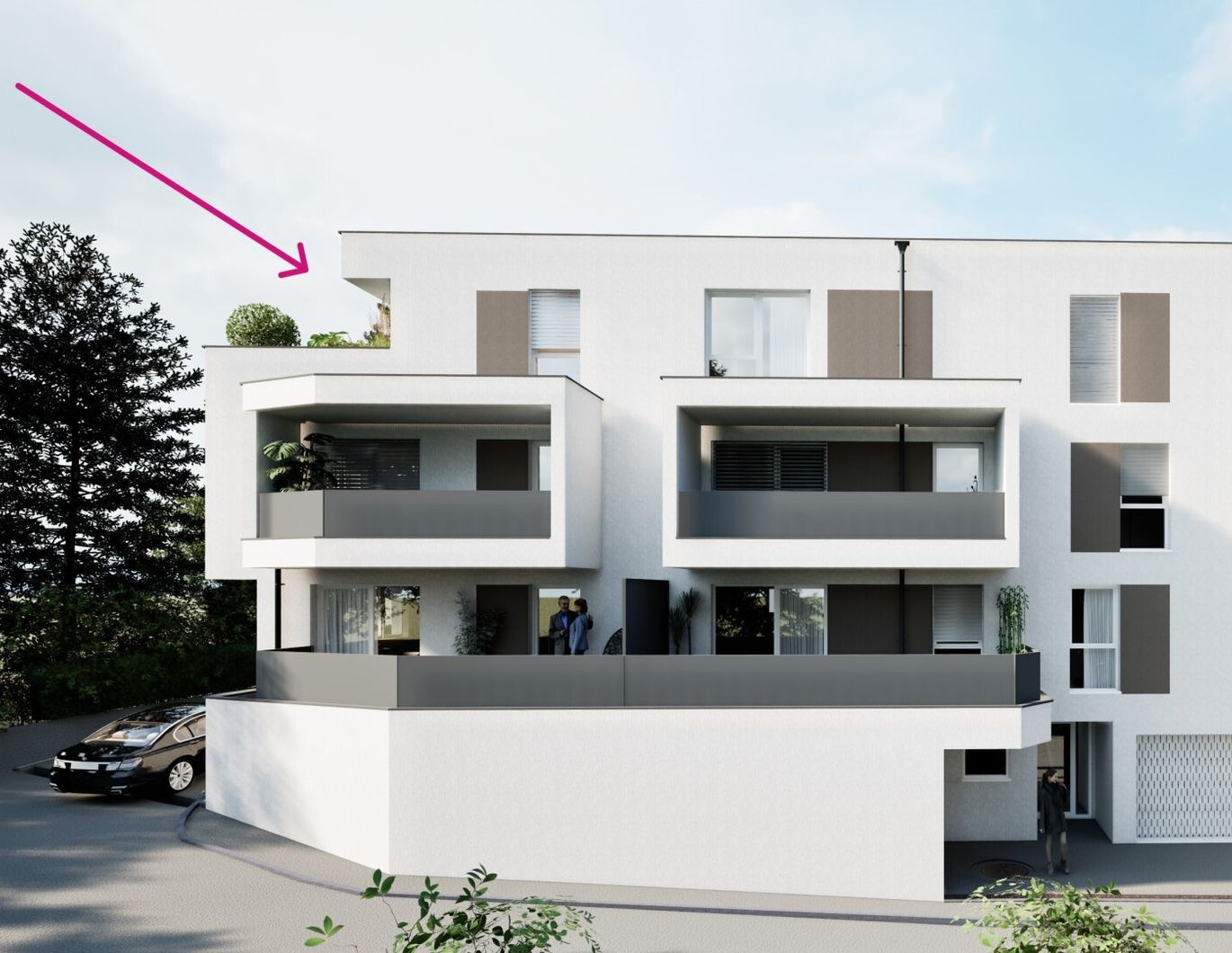 **Wohnhausanlage Bachgasse** Neubau II - traumhafte Dachterrassenwohnung - Mitten in St. Florian