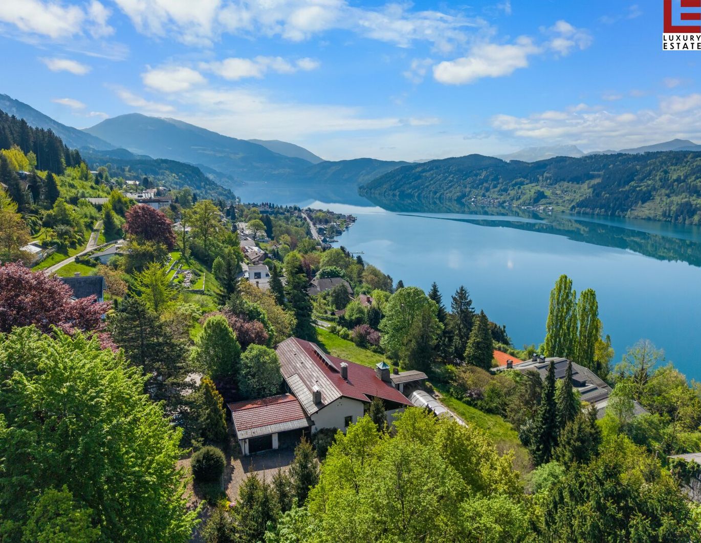 Herrschaftliches Anwesen mit Traum-See-Bergpanorama!