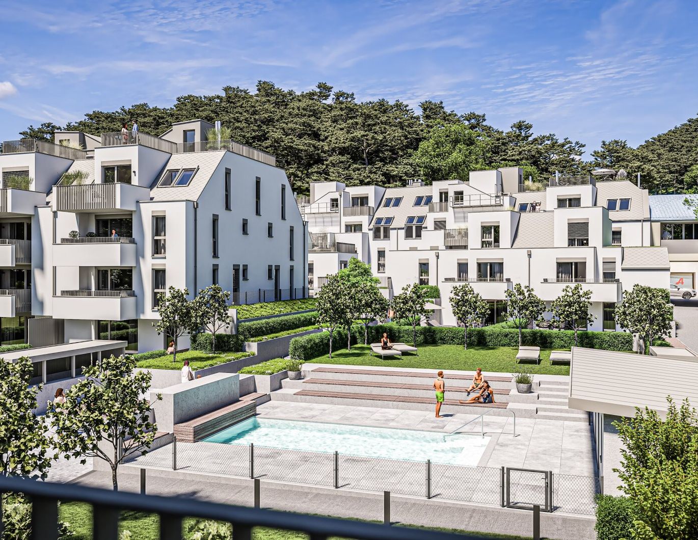 KALKSBURGA Stadt Land Pool