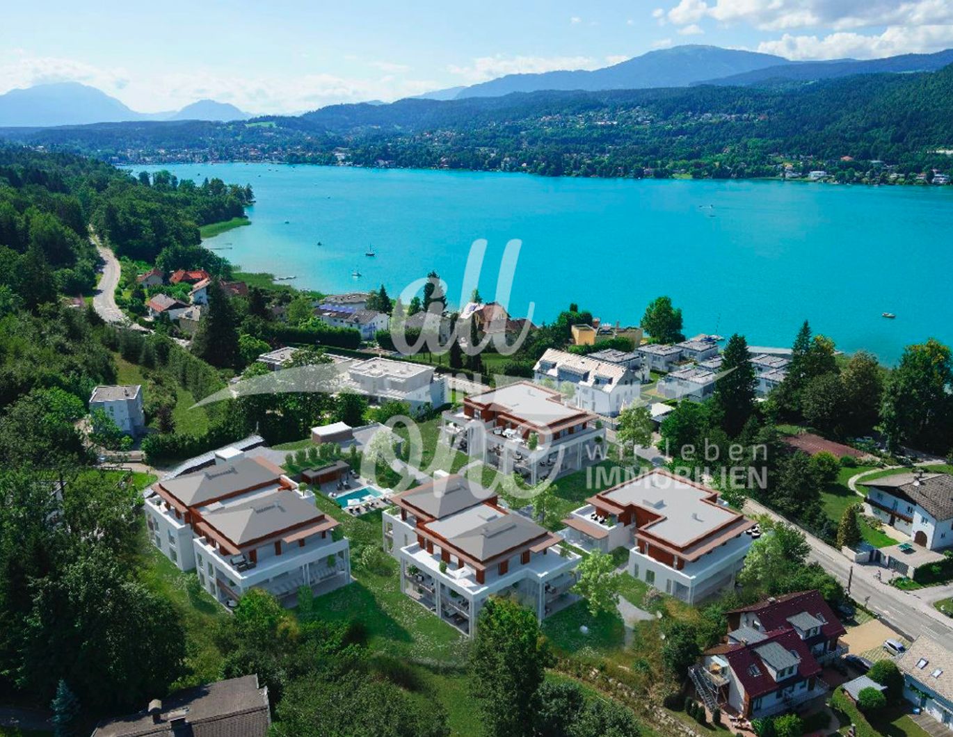Exklusive Gartenwohnung mit Poolanlage in Velden/AuenWörthersee.