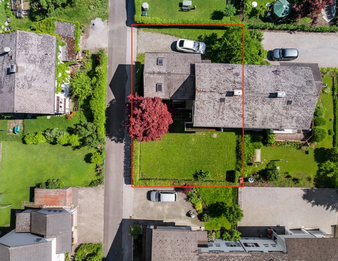 Großes Haus auf der Sonnenseite