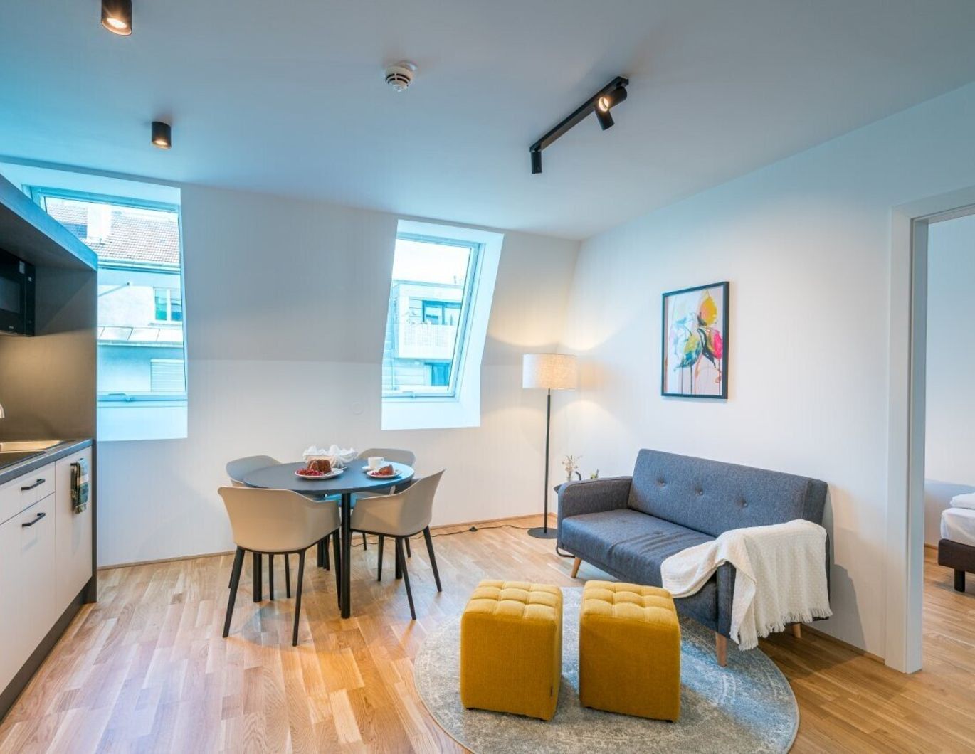 Kompakte 3-Zimmer DG-Wohnung mit optionalem Balkon