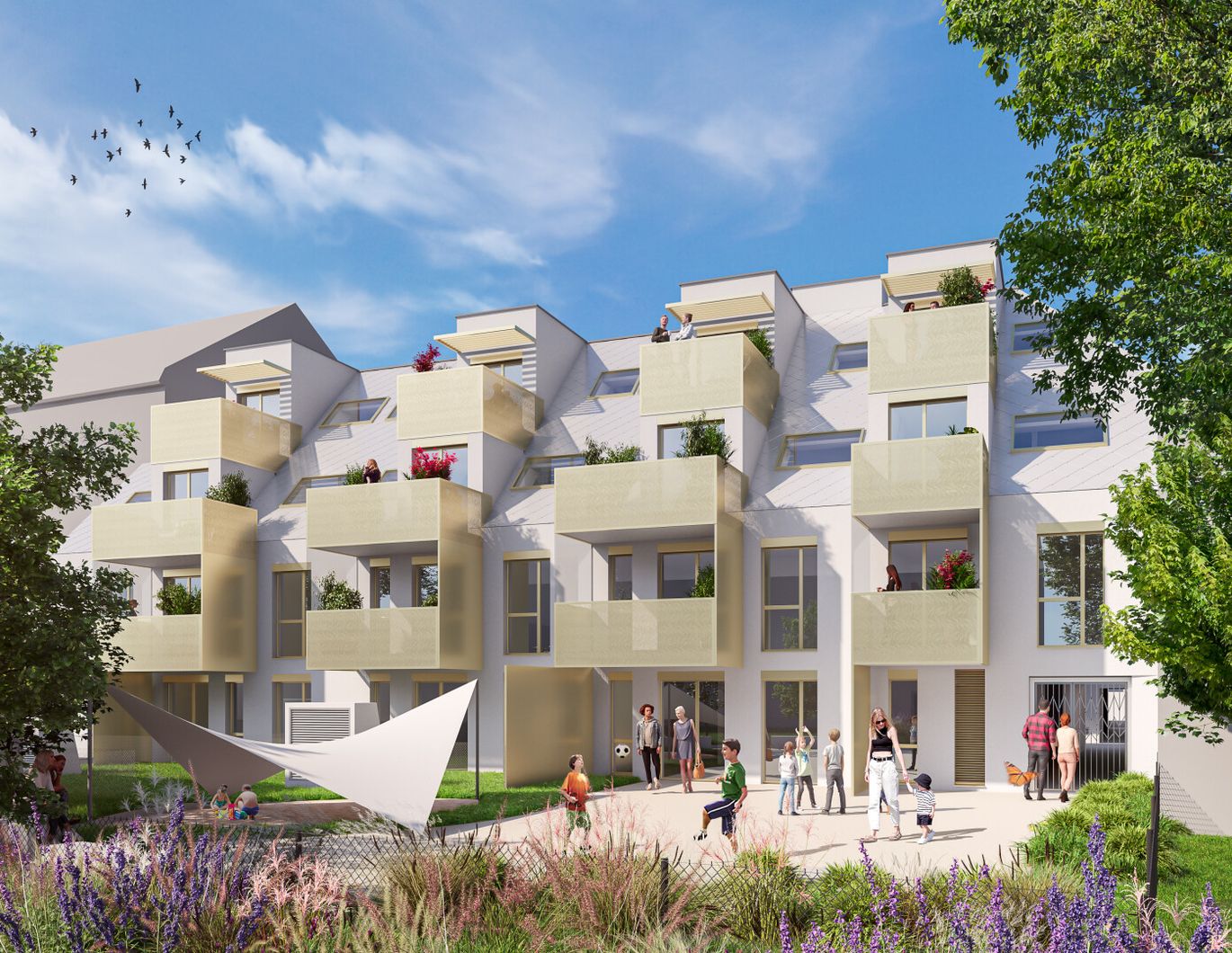 MODERN - NACHHALTIG WOHNEN in attraktiver Lage und hervorragender Anbindung, nächstgelegen U1 Station - Provisionsfreier Neubau-Erstbezug