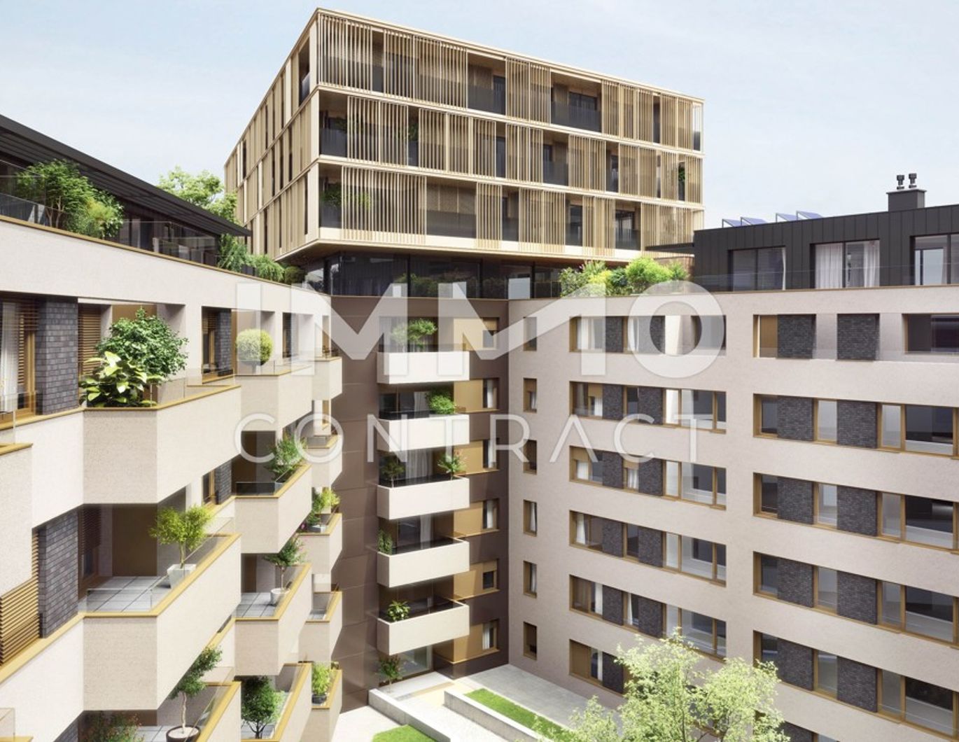 PROVISIONSFREI: Hauptbahnhof: Ruhige Zweizimmer-Wohnung mit Grünblick in urbaner Lage