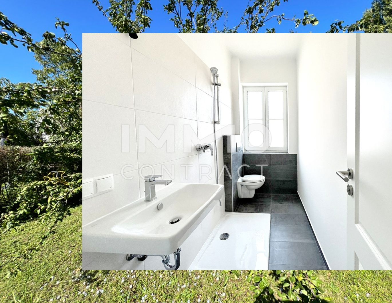 GREEN DEAL: 53qm 2ZI-Gartenwohnung, saniert