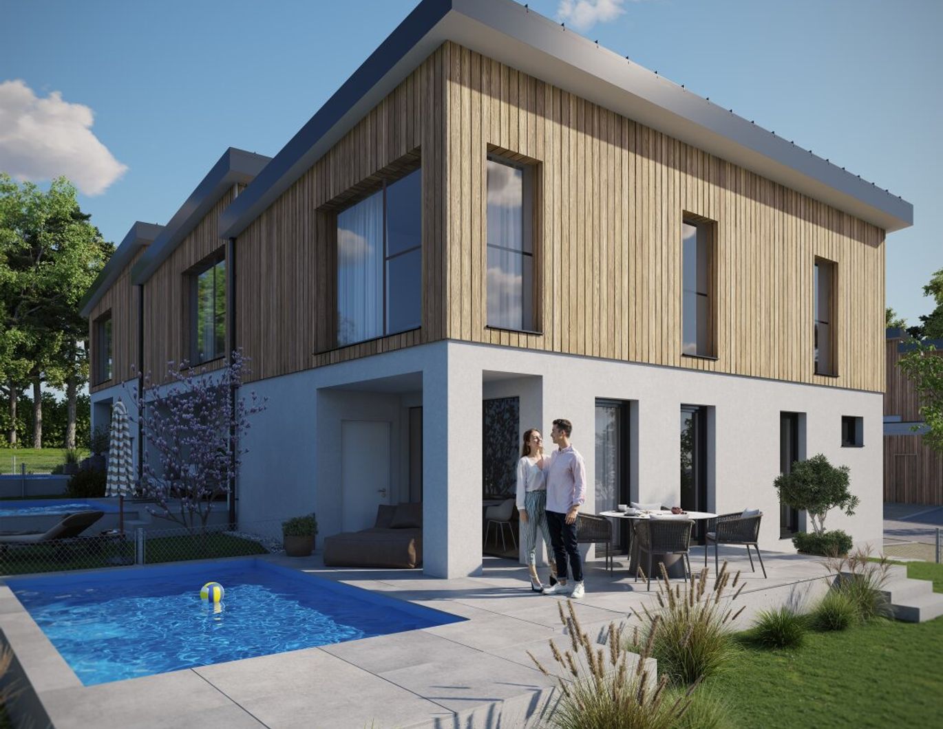 Nußdorf5 - Wohnen am schönsten See Österreichs - elegantes Eck-Reihenhaus 21c