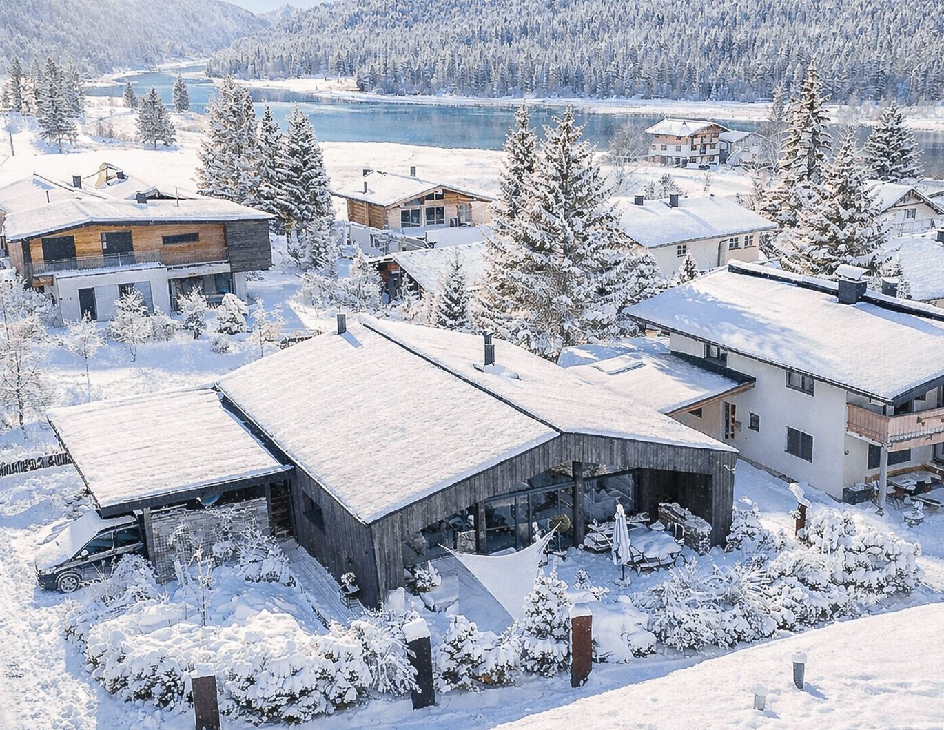 Unikat in fußläufiger Seenähe mit Traum-Ausblick