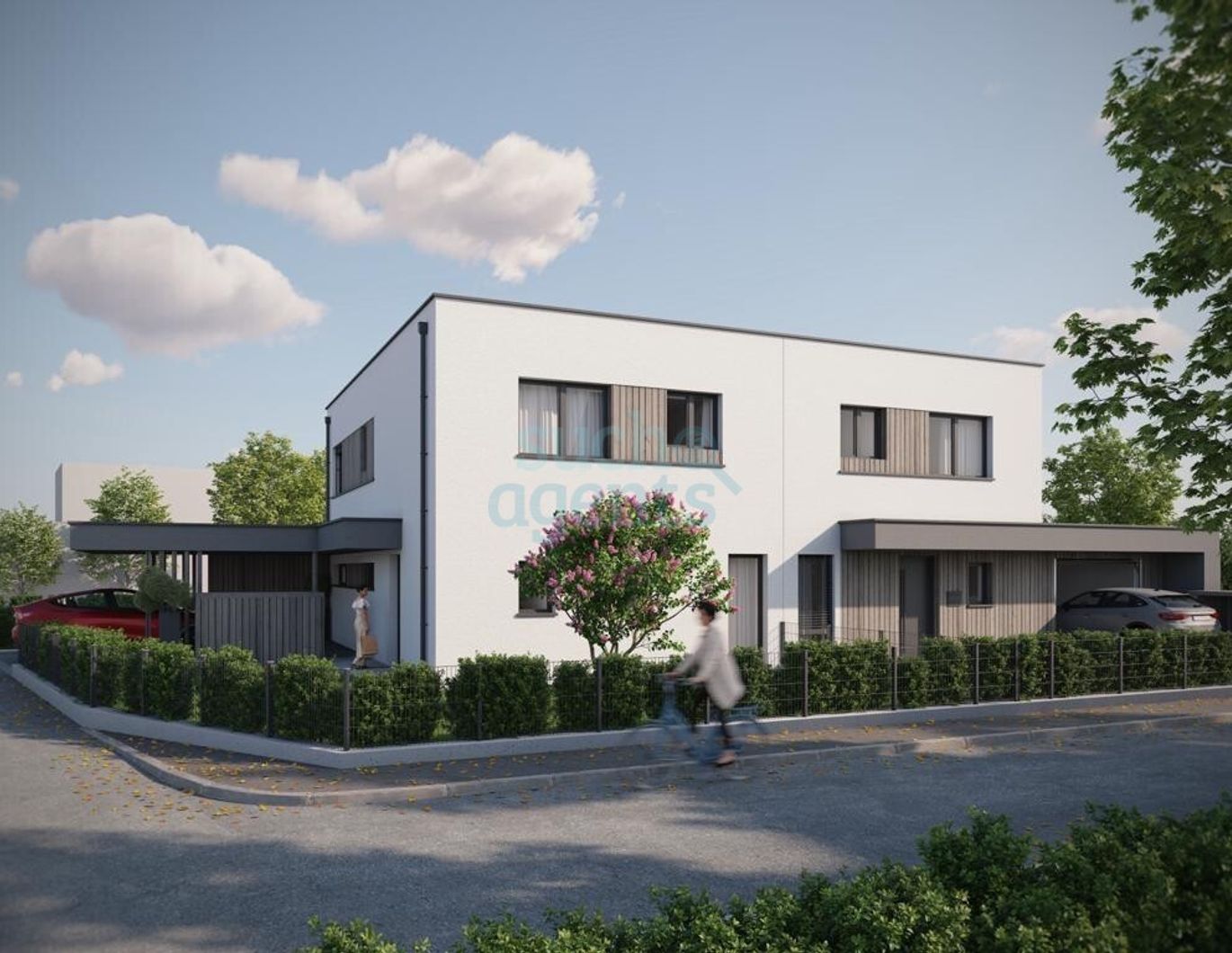 Moderne Doppelhaushälfte in ruhiger Leondinger Lage - Belagsfertig! Haus 1