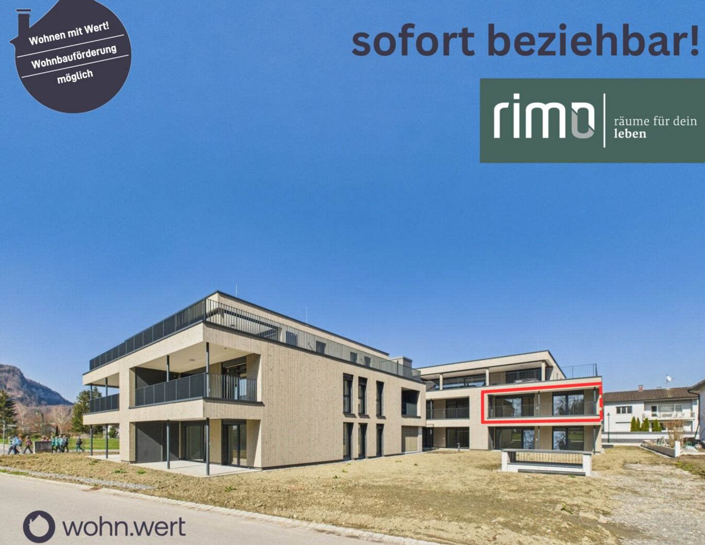3-Zimmer-Terrassenwohnung in Götzis - Ruhelage / Top A8