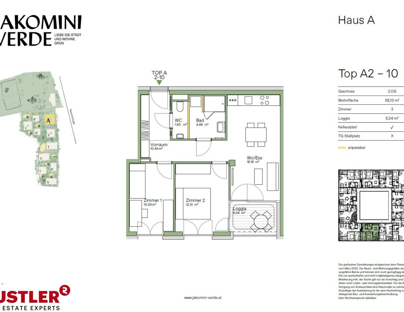PROVISIONSFREI - Modernes Wohnen im Grünen - Willkommen im Jakomini Verde